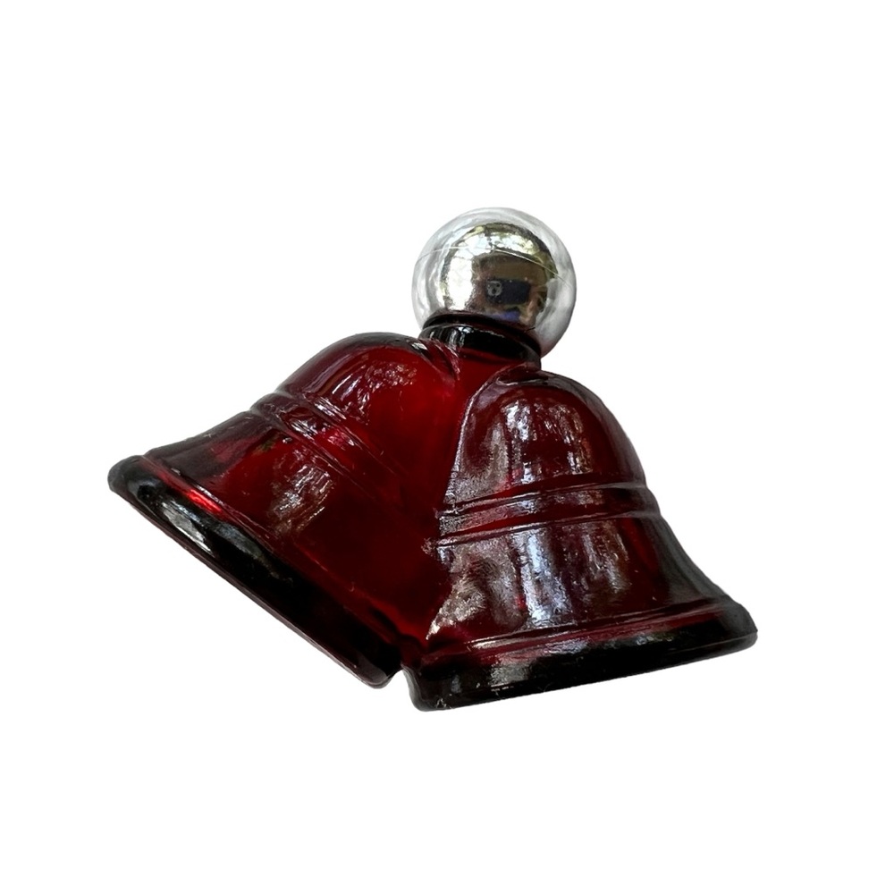 Vtg Avon Bells Decanter Bottle Christmas Bells Topaze Cologne